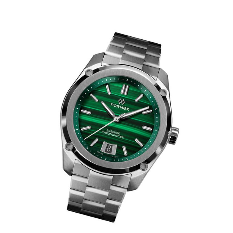 Formex Essence ThirtyNine Swiss Automatic Chronometer with Green Malachite Dial