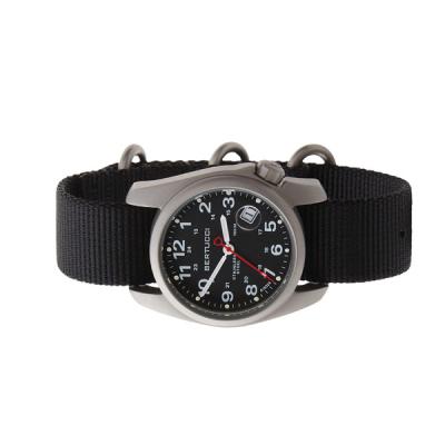 Bertucci A-1S Super Field Watch with Black Nylon Strap