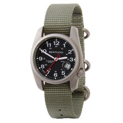 Bertucci A-1S Super Field Watch with Defender Drab Nylon Strap