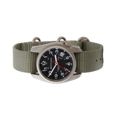 Bertucci A-1S Super Field Watch with Defender Drab Nylon Strap