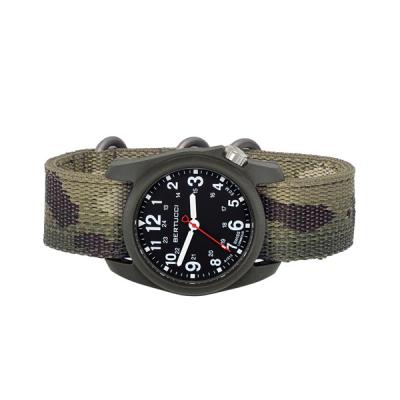Bertucci DX3 Field Watch with Black Dial and Camo Strap