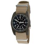 Bertucci A-2RA Retroform with USA Movement and Khaki Rubber One-Piece Strap