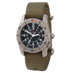 Bertucci A-2TR Field Pro GMT Black Dial with Olive Nylon Strap