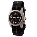Bertucci A-7T Retrospec Solar Titanium Field Watch with Black Nylon Strap