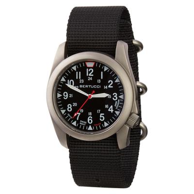 Bertucci A-4TS Super Yankee Solar with Black Dial and Strap