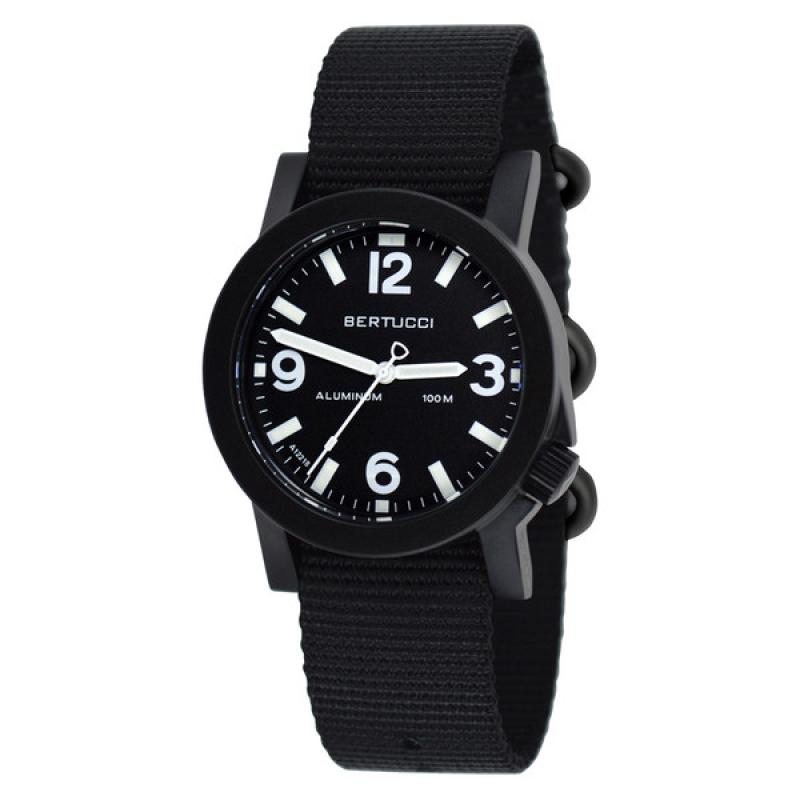 Bertucci Experior Anodized Aluminum Unibody Watch with Nylon Strap