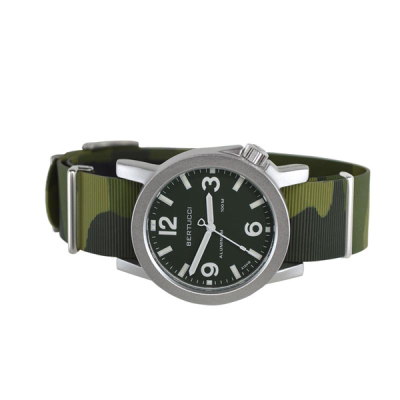 Bertucci Experior Anodized Aluminum Unibody Watch with Italian Rubber Strap