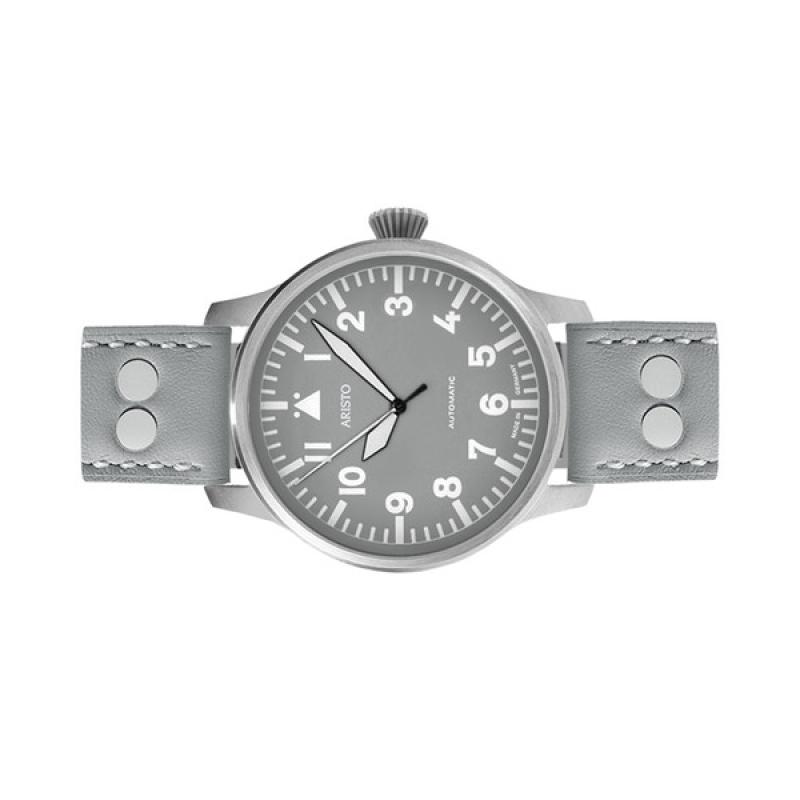 Aristo Swiss Automatic Pilot Watch with Grey A-Dial