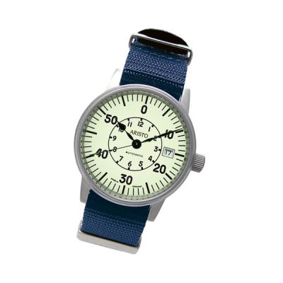Aristo 38.5mm Swiss Automatic Full Lume Aviator Watch
