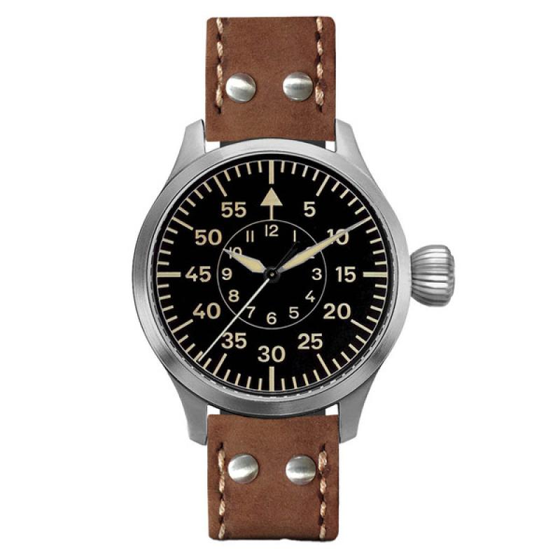 Aristo Pilot 47 "B-Dial" Sandblasted Watch with Swiss Movement