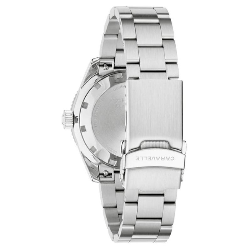 Caravelle Sea Hunter Automatic Watch with Black Dial