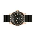 Caravelle Sea Hunter Automatic Goldtone Watch with Black Dial