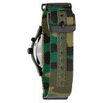 Caravelle "Light Up" Field Watch with Green Dial