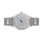 Laco Augsburg Gray 39 Type A Dial Automatic Pilot Watch with Sapphire Crystal