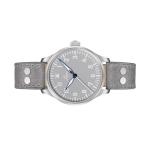 Laco Augsburg Gray 39 Type A Dial Automatic Pilot Watch with Sapphire Crystal