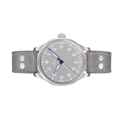 Laco Augsburg Gray 39 Type A Dial Automatic Pilot Watch with Sapphire Crystal