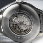 Laco Augsburg Gray 39 Type A Dial Automatic Pilot Watch with Sapphire Crystal