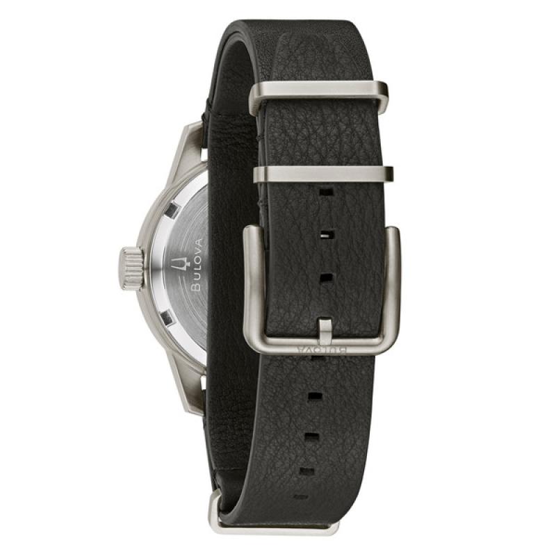 Bulova Hack Automatic Field Watch with 38mm Case and Cream Dial