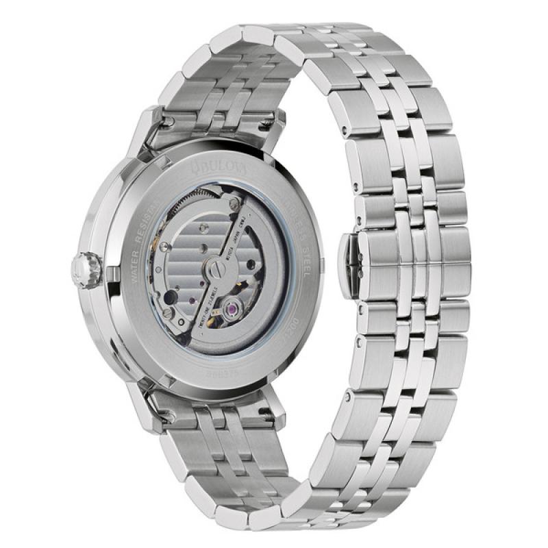 Bulova Aerojet Automatic Watch with Sunburst Brown Dial