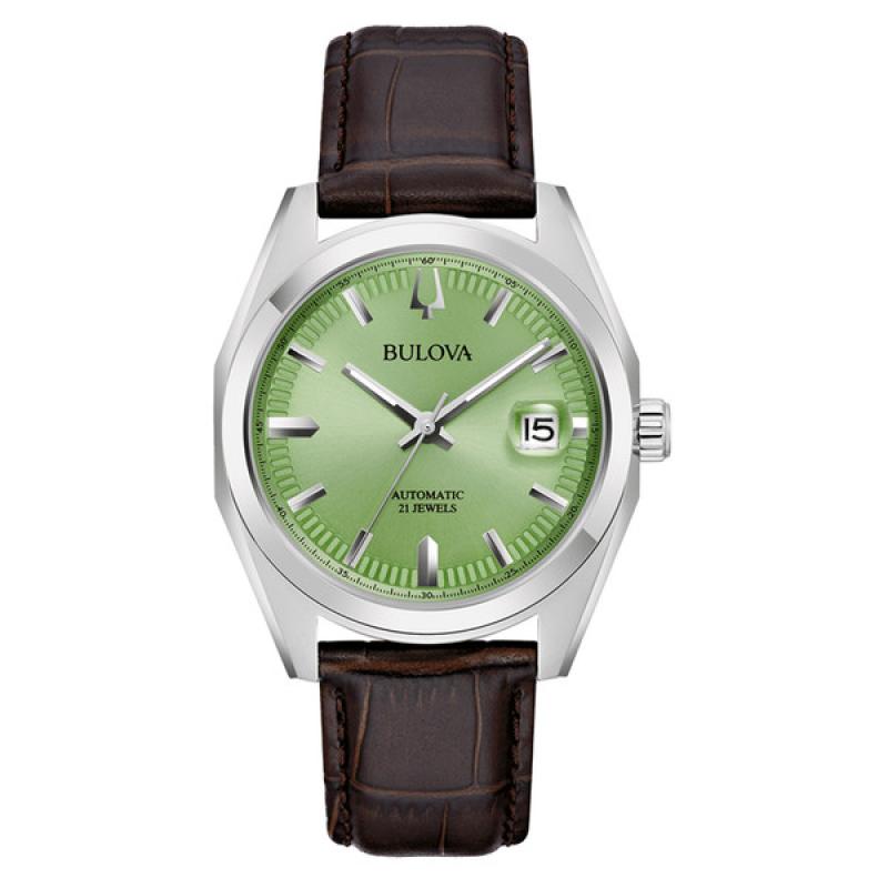 Bulova Surveyor Automatic Watch with Pistachio Green Dial