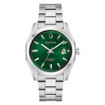 Bulova Surveyor Automatic Watch with Sunburst Green Dial