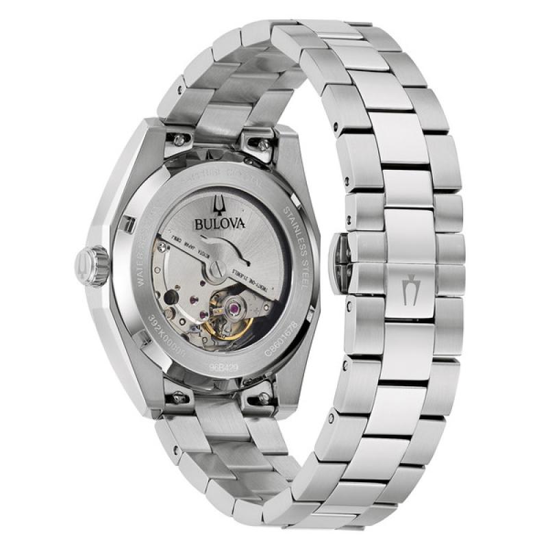 Bulova Surveyor Automatic Watch with Sunburst Green Dial