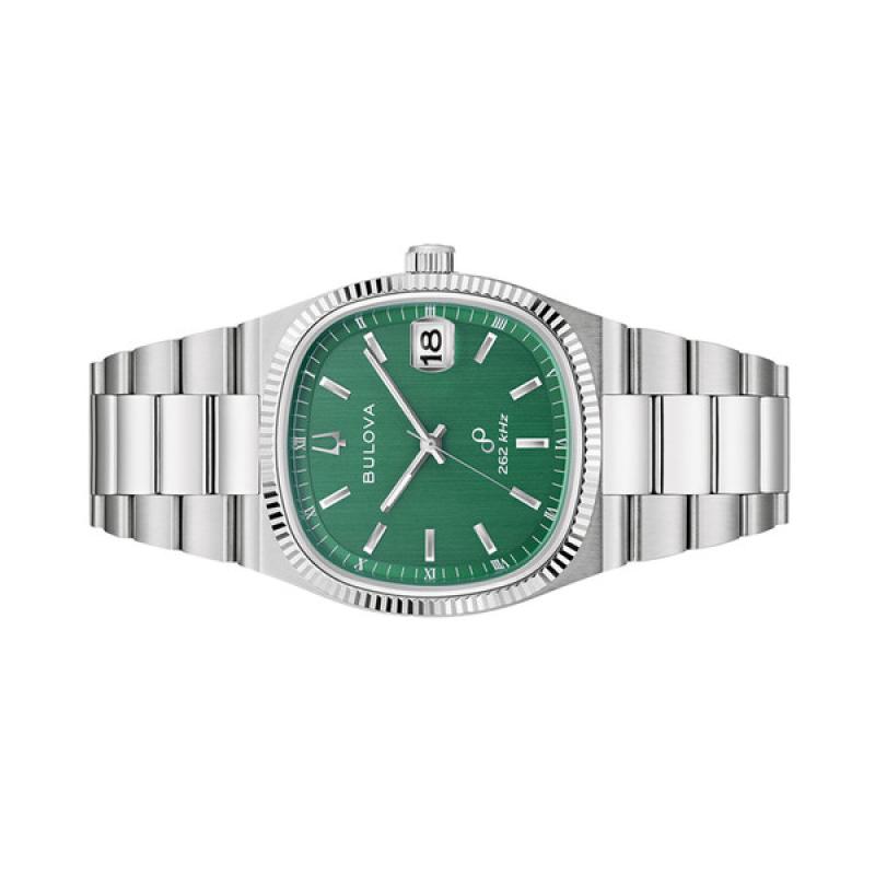 Bulova Super Seville Day Watch with Green Dial