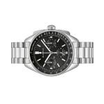 Bulova Lunar Pilot Chronograph 43.5mm with Black Dial and Stainless Steel Bracelet
