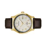 Bulova Wilton Automatic Traveller GMT with Gold-tone Case and Silver Dial