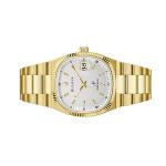 Bulova Super Seville Gold-tone Watch with Silver Dial