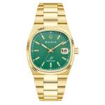 Bulova Super Seville Gold-Tone With Green Dial
