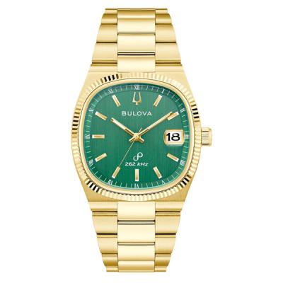 Bulova Super Seville Gold-Tone With Green Dial