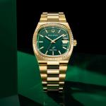 Bulova Super Seville Gold-Tone With Green Dial