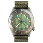 ADPT Series 1 GMT Titanium Field Watch with Mossy Shale Dial