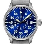 Laco 39mm Aachen Blaue Stunde Automatic Pilot Watch with Sapphire Crystal