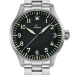 Laco 42mm ROM Type A Dial Automatic Pilot Watch, Sapphire Crystal