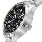 Laco 42mm Faro Type-B Dial Automatic Pilot Watch, Sapphire Crystal