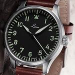 Laco 42mm Augsburg Type A Dial Automatic Pilot Watch, New Sapphire Crystal