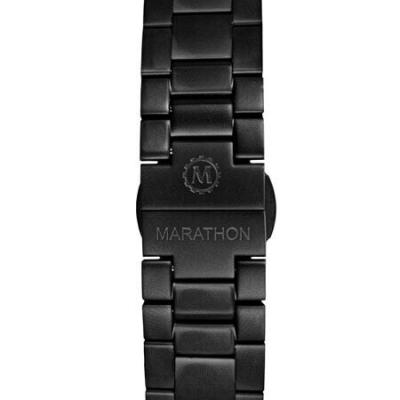 Marathon Black PVD Solid Link Watch Bracelet