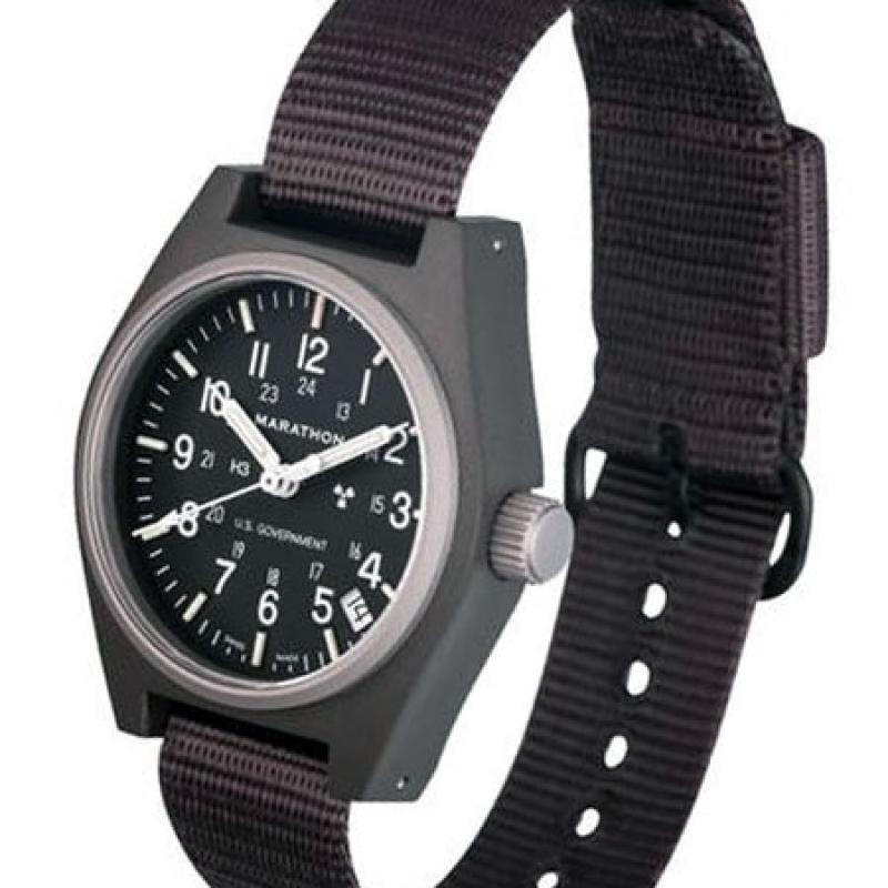 Marathon Swiss Made Quartz Military General Purpose Watch with Tritium Illumination