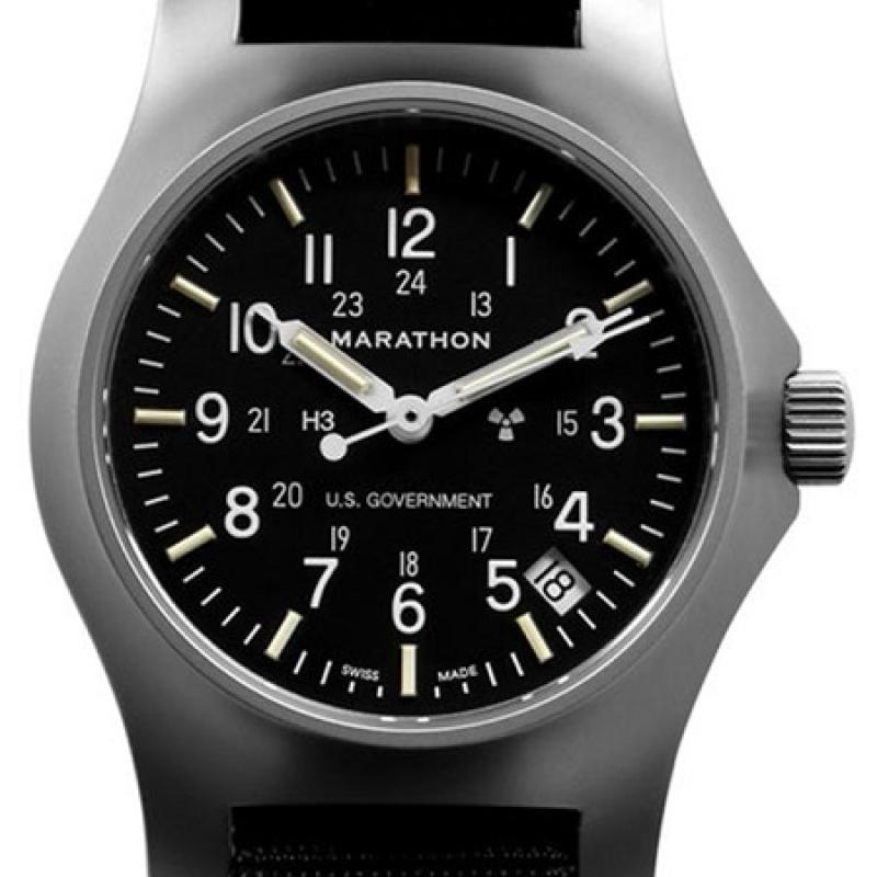 Marathon High Torque Quartz Military General Purpose SS Watch with Tritium Illumination