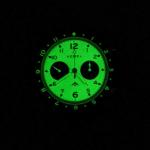 HEMEL Airfoil Full Lume Mechanical Chronograph Watch with Dual-Time Bezel