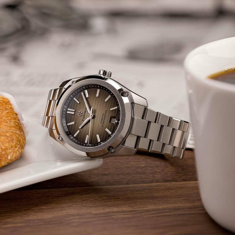 Formex Essence ThirtyNine Swiss Automatic Chronometer with Ombrè Brown Dial
