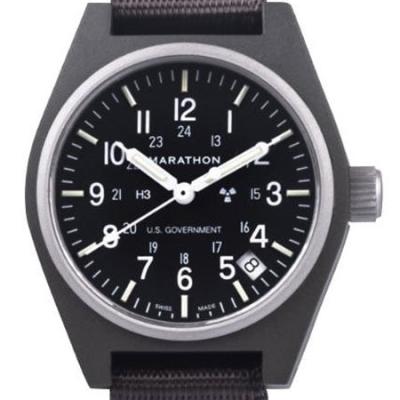 Marathon Swiss Made Quartz Military General Purpose Watch with Tritium Illumination