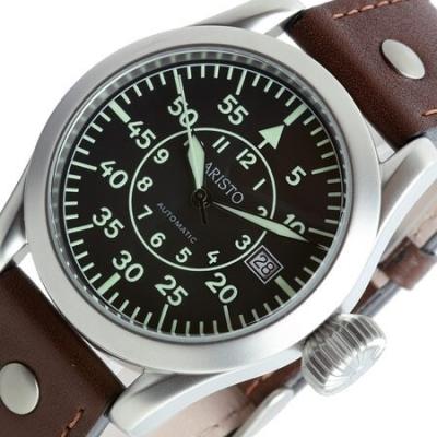 Aristo 3H32 Type B Dial Swiss ETA Automatic Pilot's Watch with Oversize Crown