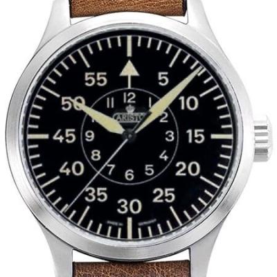Aristo 47mm Swiss ETA Automatic Vintage Aviator Watch with Sapphire Crystal