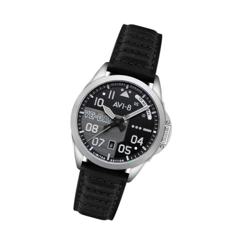 AVI-8 P-51 Mustang Patriot VE-Day 80th LE Victory Shadow Watch