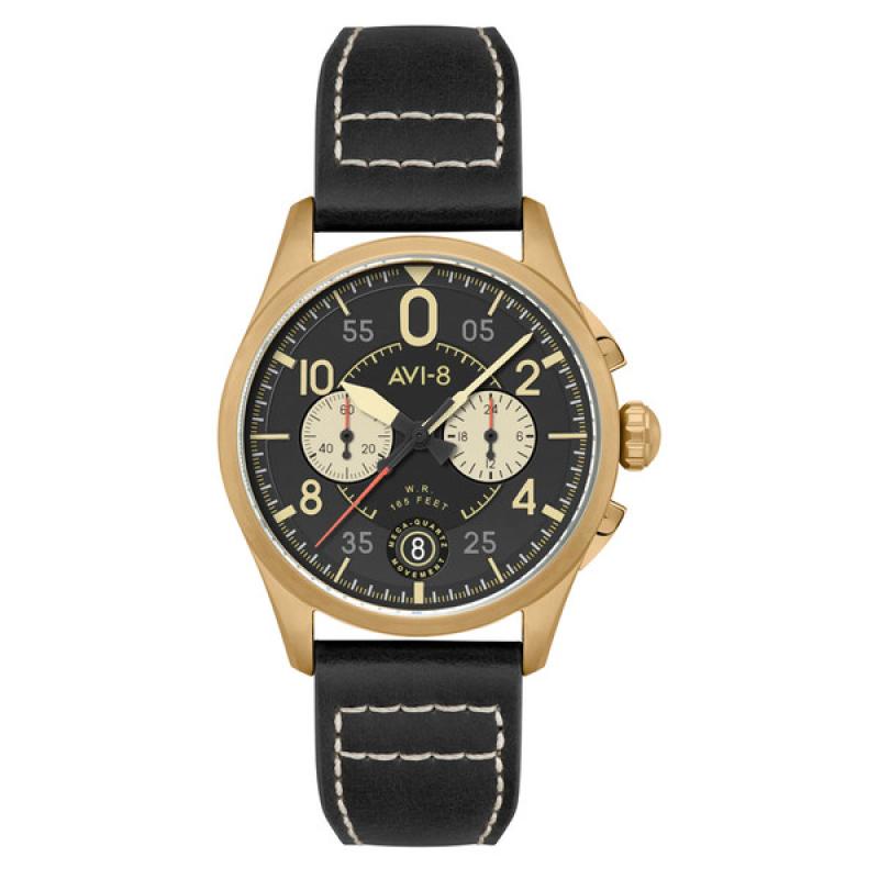 AVI-8 Spitfire Lock Chronograph Void Black