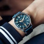 AVI-8 Hawker Hurricane Kent Automatic Sussex with Blue Dial