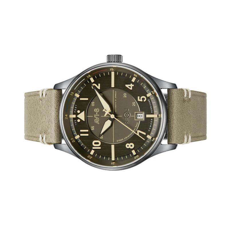 AVI-8 Hawker Hurricane Kent Automatic Stanton with Gray Dial